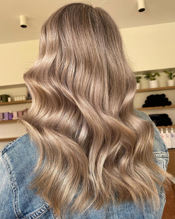 رنگ مو شامپاینی