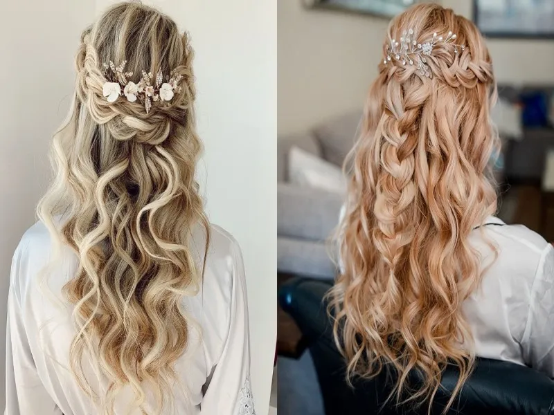 شینیون عروس مو فر