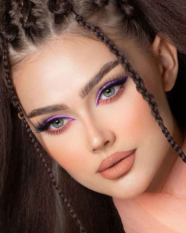 آرایش چشم عروسکی