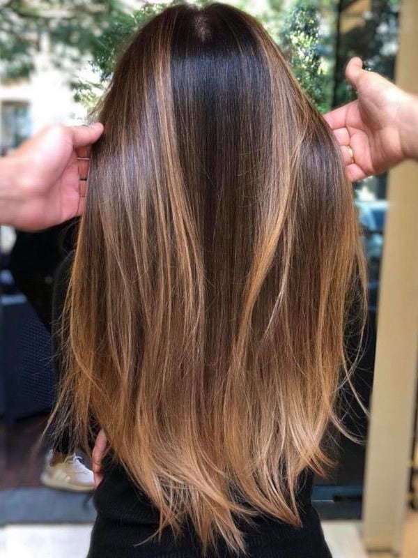 3. رنگ موی دودی طلایی